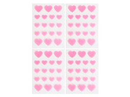 Pacotes De Parches De Acne Hidrocoloides Em Forma De Coração 18 Pontos Parches Faciais Para Manchas Rosadas