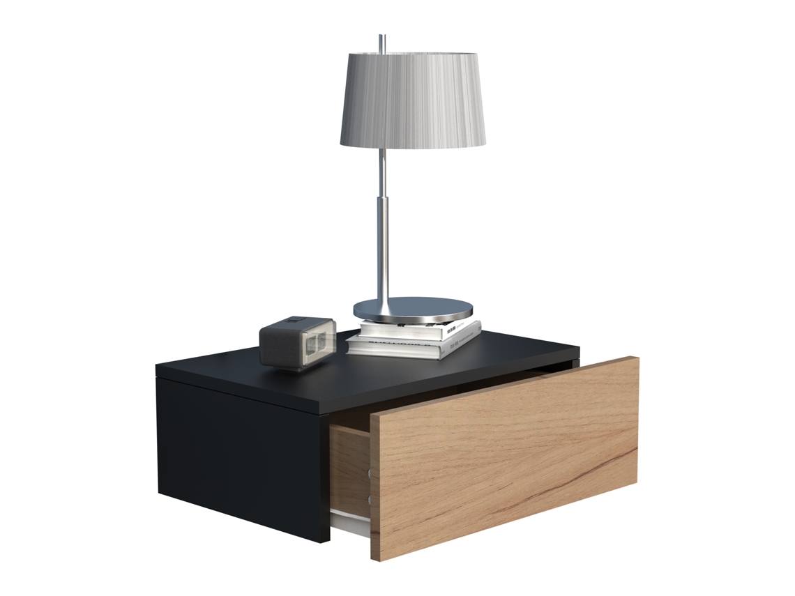 Mesa De Cabeceira De Parede Em Madeira Usal M 45 Cm Vcm
