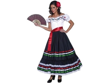 Fato de Mulher  Mexicana Do Oeste (Tam: S - 36/38)