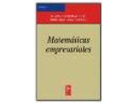 Livro Matematicas Empresariales de Isabel Parra Frutos (Espanhol)