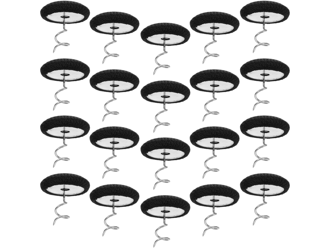 Tachinhas Espirais De Aço Inoxidável Para Móveis, 30 Tachinhas Antiderrapantes, Design Estético, Fácil Instalação Para