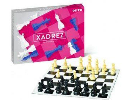 Jogo de Xadrez OLIVO Branco (Idade Mínima: 8)