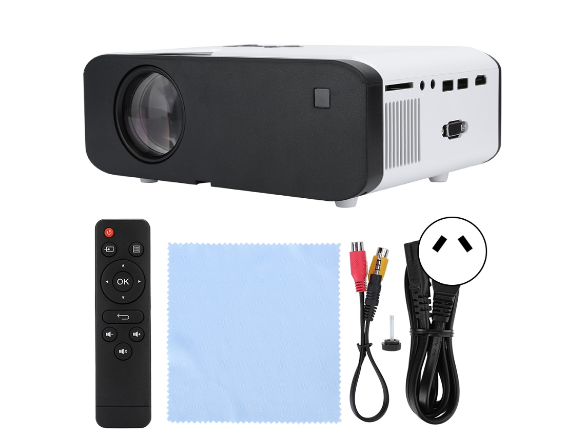Projetor Mini 720p LAXISCREED para Home Theater Portátil