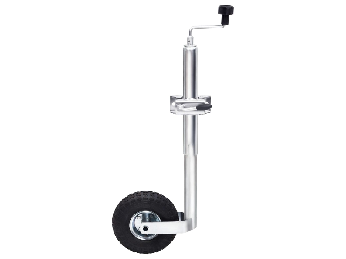 Vidaxl Roda Jockey P/ Reboque C/ Braçadeira De Divisão Aço Galvanizado
