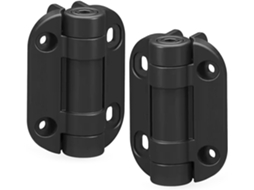 2 Dobradiças De Nylon Ajustáveis Para Porta Com Mecanismo Fechamento Automático, Dobradiça Com Amortecimento Reforçada