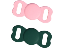 Conjunto De 2 Capas Protetoras Para Rastreador De Animais De Estimação Compatível Com Air Tag
