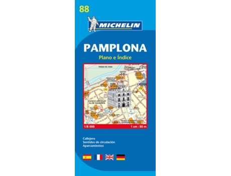 Livro Plano Pleg. Esp. Pamplona De Michelin (inglês)