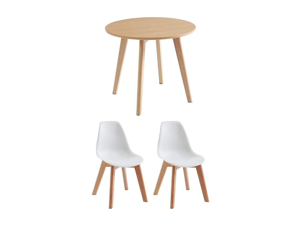 Conjunto Mesa E Cadeiras Louloune