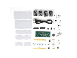 Aetheria kit de Relógio Eletrônico Diy com Scm C51, Tela Led Grande e Controle de Luz Processual
