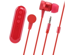 Fone De Ouvido Bluetooth Lapela, Abs, 4.1, Alcance 10 Metros, Bateria