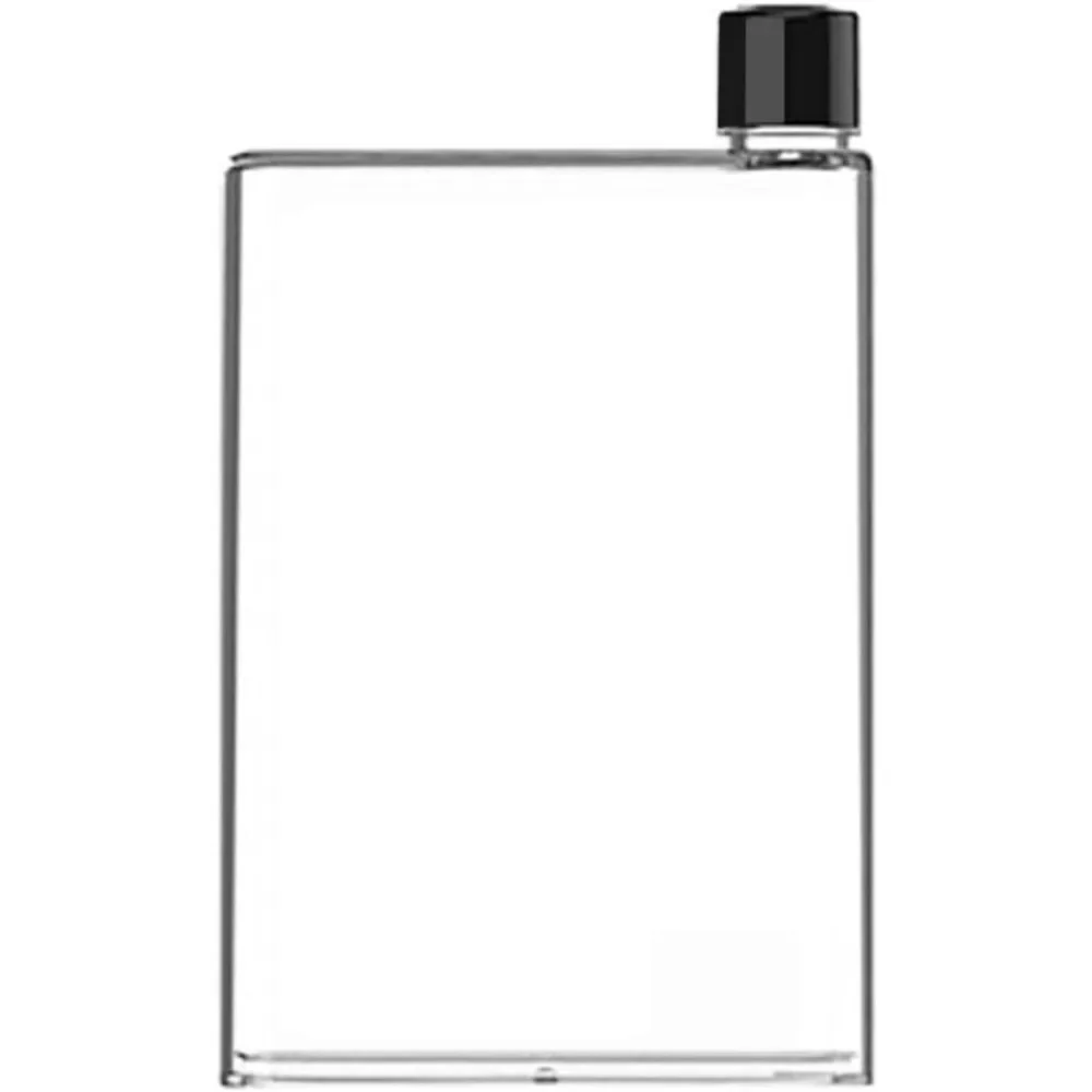 uma Garrafa de Água Fina, Reutilizável e Transparente com Capacidade de 420 Ml. MDUG