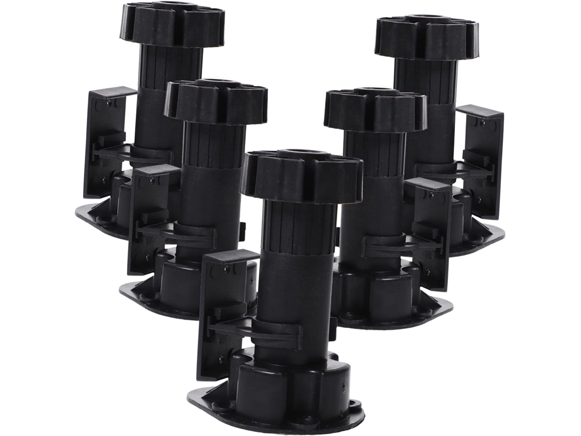 Tehaux Conjunto De 12-niveladores Ajustáveis Para Móveis, Kit De Pés Mesa Espessados Para Armários E Bancadas Com