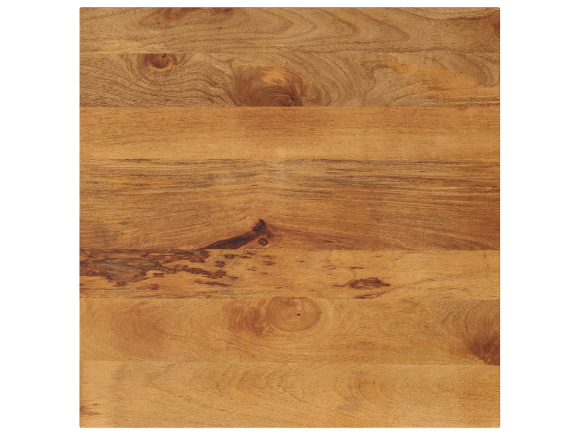 Vidaxl Tampo De Mesa Quadrado 70x70x3,8 Cm Mangueira Maciça