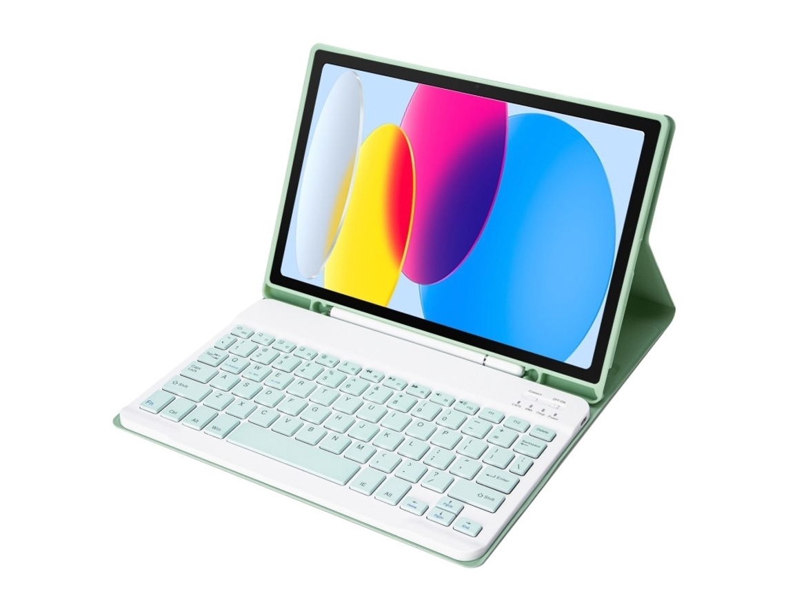 Capa Com Teclado Bluetooth Slot Caneta Para Ipad Pro 9.7 Pol. Layout Pt
