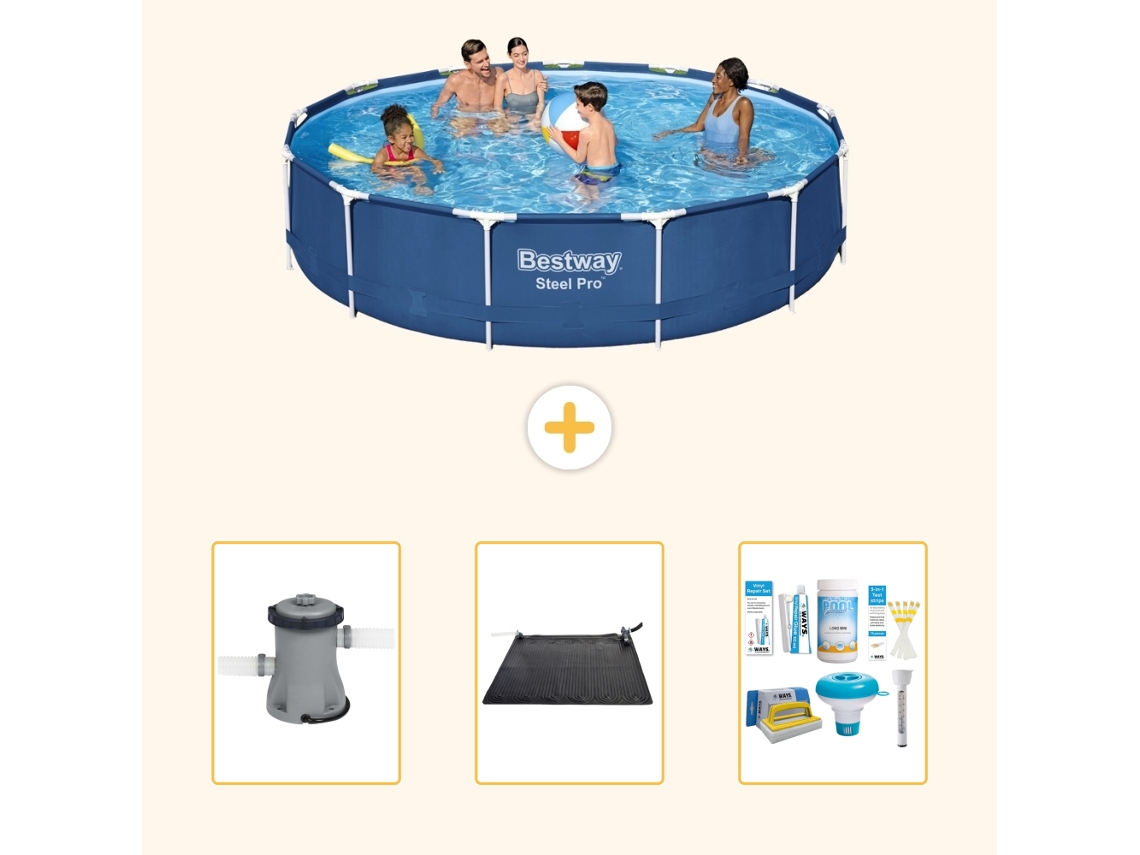 Bestway Piscina Bestway Steel Pro Redonda - 396x84 Cm - 4-peças S22757