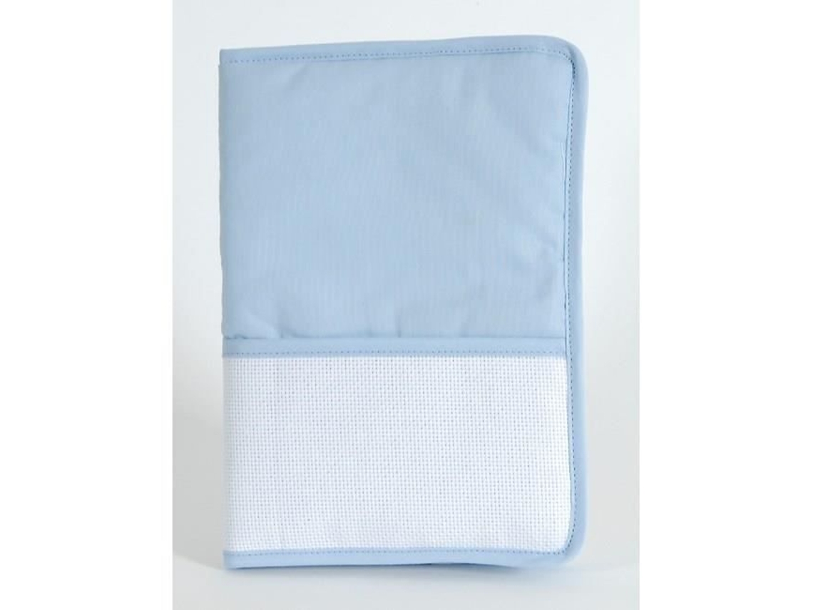 Suporte Para Bordar Dmc Protege Carnê De Saúde Azul