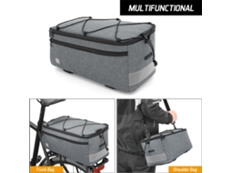 Bolsa Isolada Mali para Bicicleta Traseira 8l com Apoio Reflectivo para Comida Quente/fria