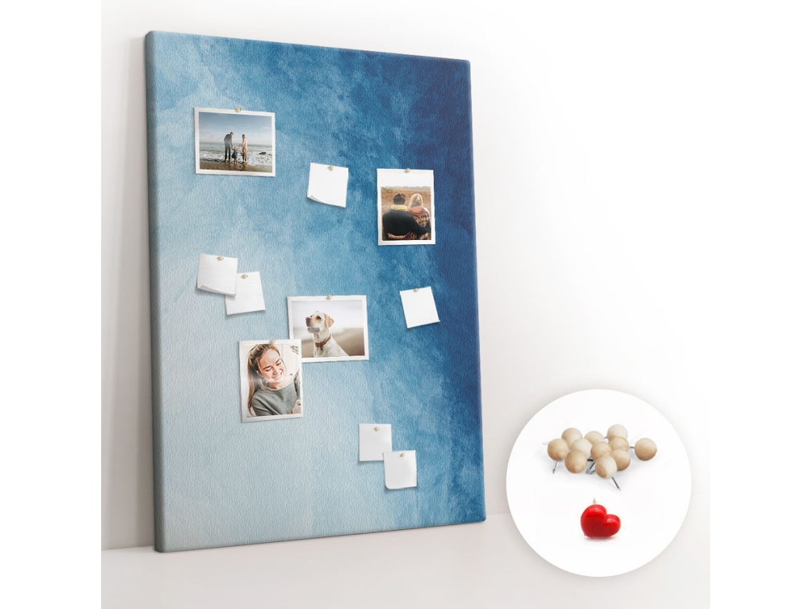 Painel De Cortiça Para Parede Abstração De Água Para O Escritório Espelharte (100x140 Cm)