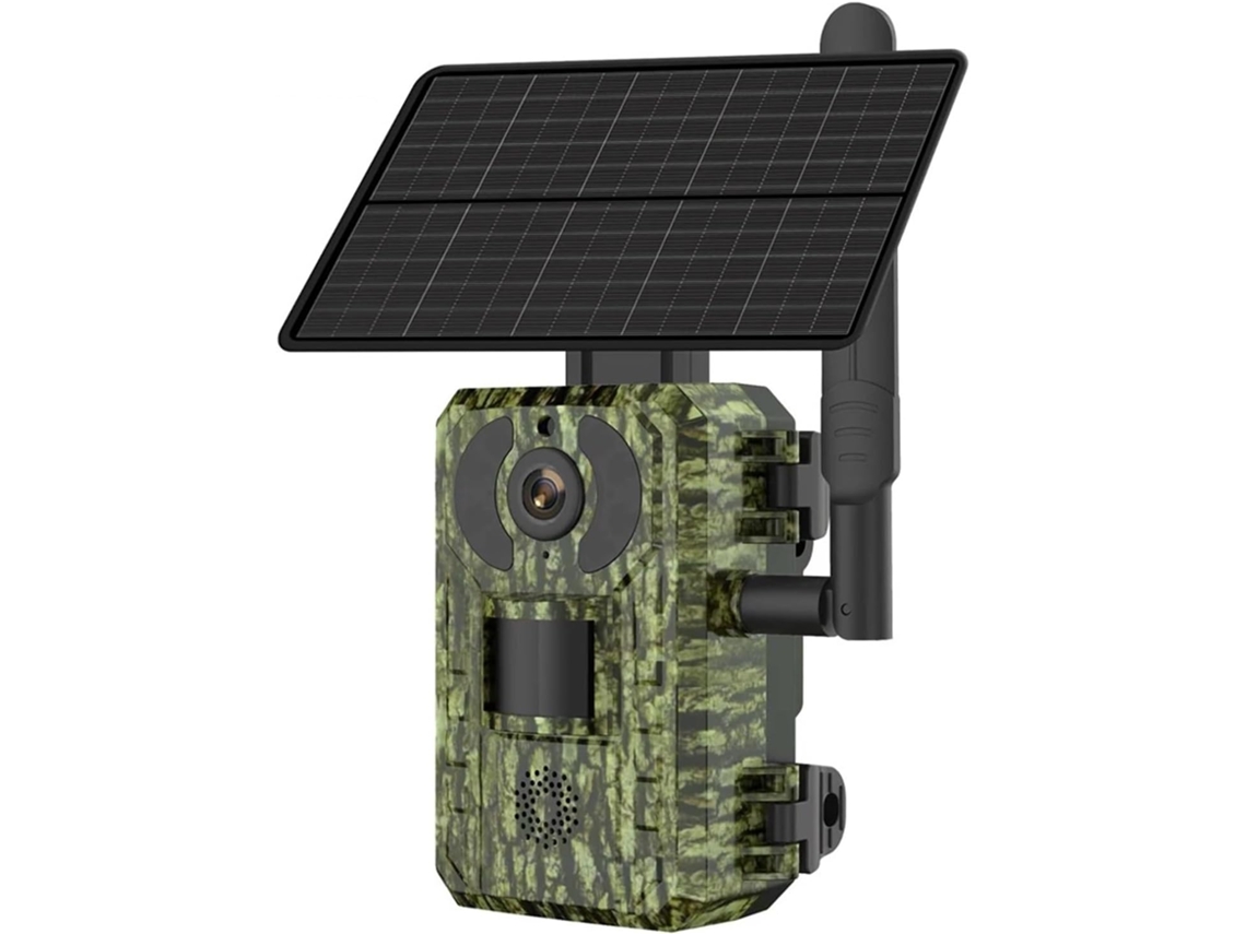 Caméra Faune Sauvage de Chasse Et Suivi Des Sentiers, Étanche, 4mp, 4w, Bateria 7800mah, SFUSHOS