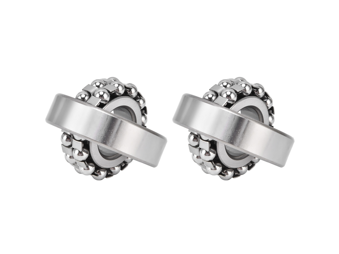 2pcs Rolamento Autocentrado Duas Fileiras 1306