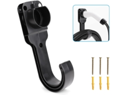 Suporte De Parede Tipo 2 Para Cabo Carregamento Veículos Elétricos, Suporte Universal 2 Em 1 Para Estação De Carregamento Veículos Elétricos Da Ue