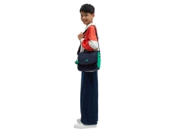 Lancheira Térmica Kipling New Kichirou Blue Green Block