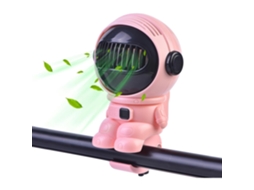 Mini Ventilador MDUG recarregável USB, carrinho de bebê, bateria dupla, removível