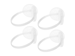 Support Cadre Intermédiaire 4 Pièces Interchangeables En Plastique Blanc Réduit La Pression L'oreille Port