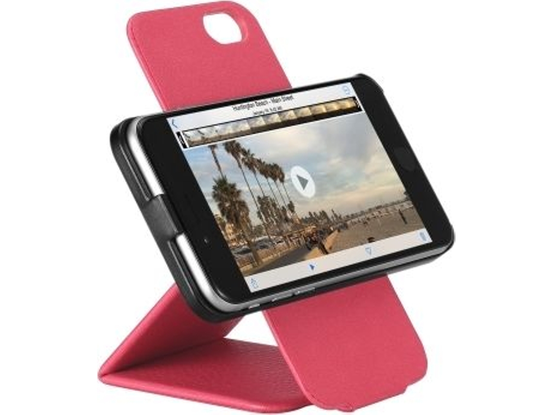 Capa iPhone 6, 6s, 7, 8 JUST MOBILE SpinCase Rosa