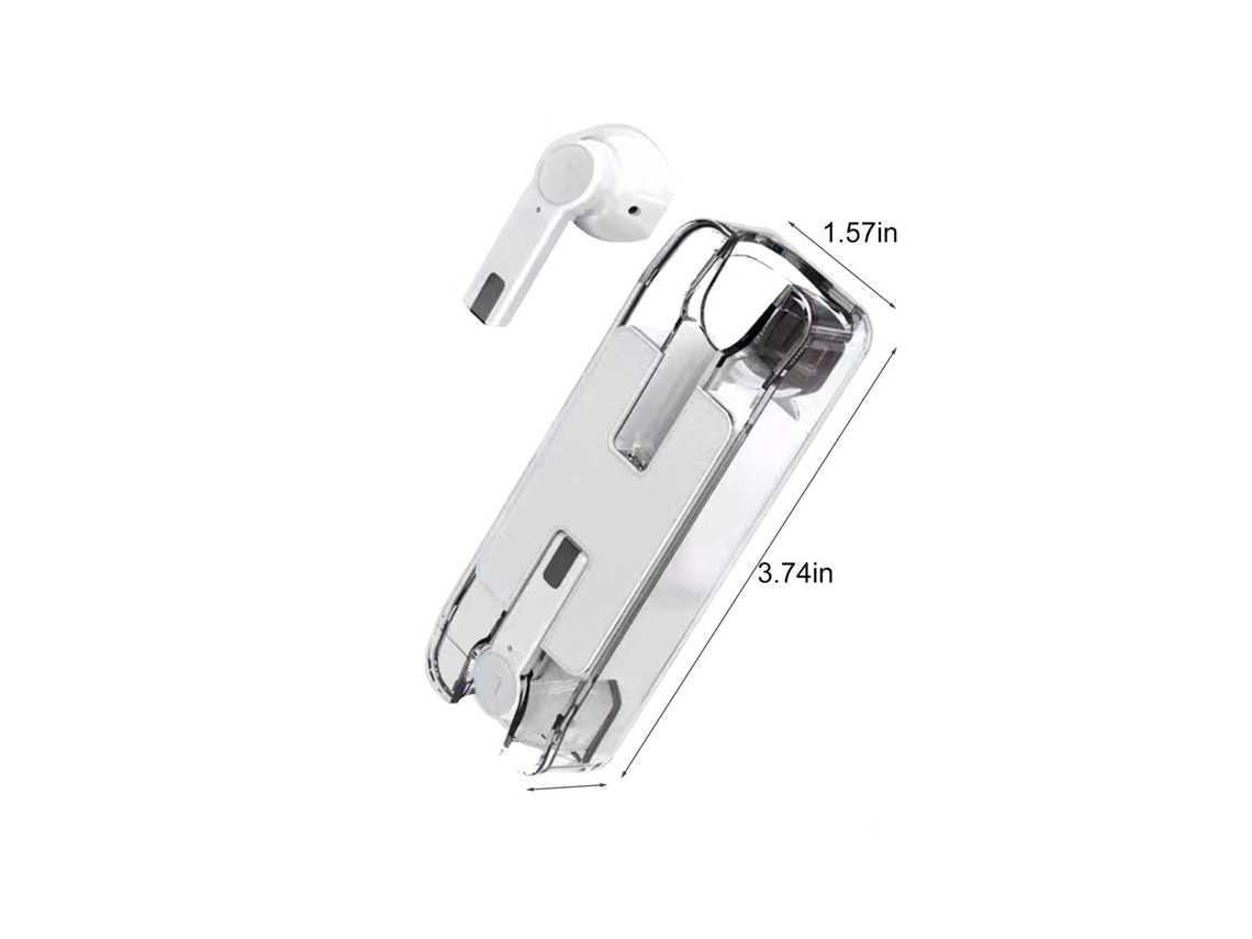 Auriculares Bluetooth True Wireless com Redução de Ruído no Ouvido e Alta Qualidade de Áudio para Masculinos e Femininos e