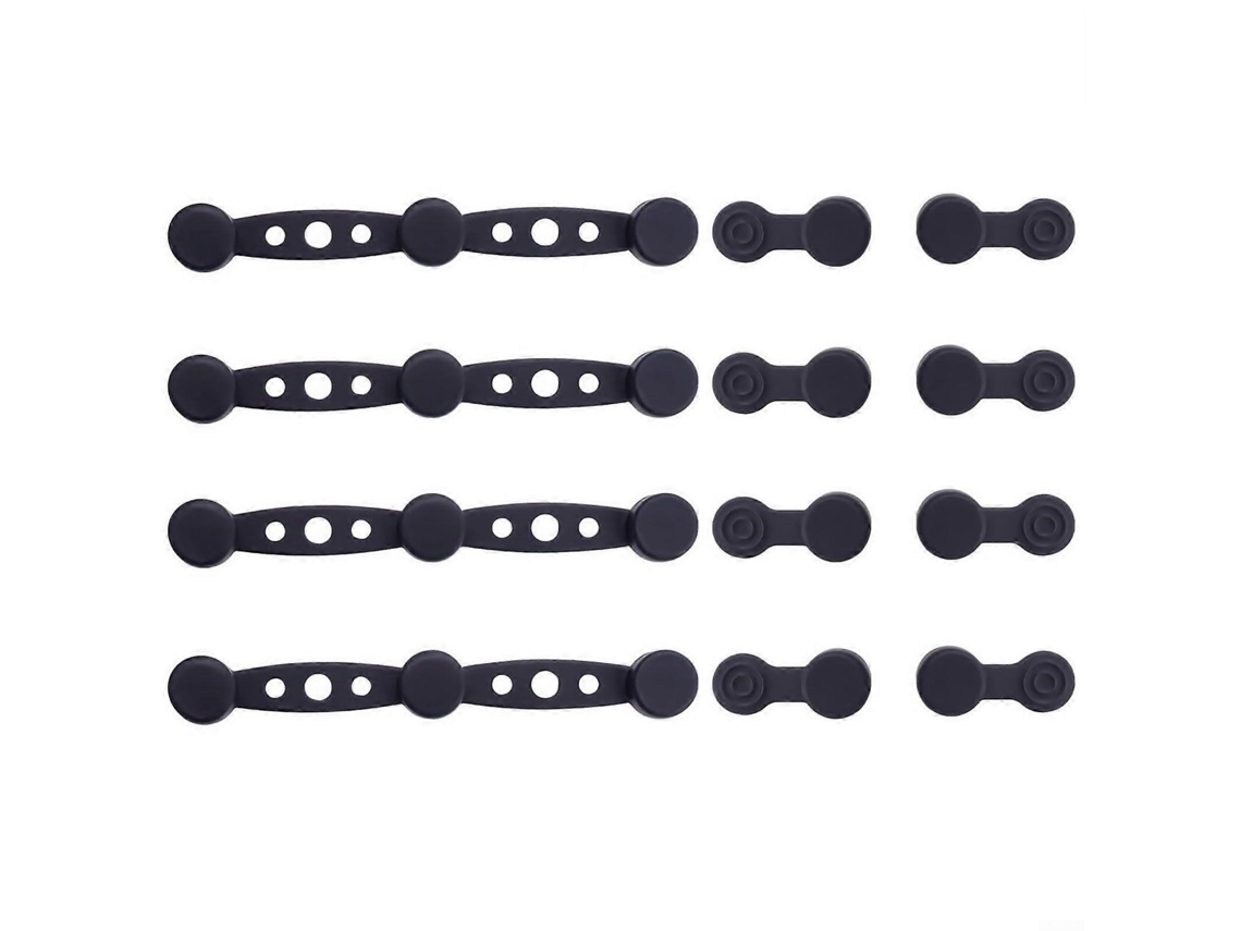 Suporte Magnético De Silicone Para Papel Manteiga Fritadeira, 4 Conjuntos Clipes Montagem, Acessórios Antiaderentes, Vermelho, Preto, Cinza