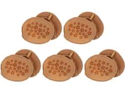 Packove 5-pares De Palmilhas Protetoras Para Os Pés, Almofadas De Espuma Antiderrapantes, Palmilhas Protetoras Para A