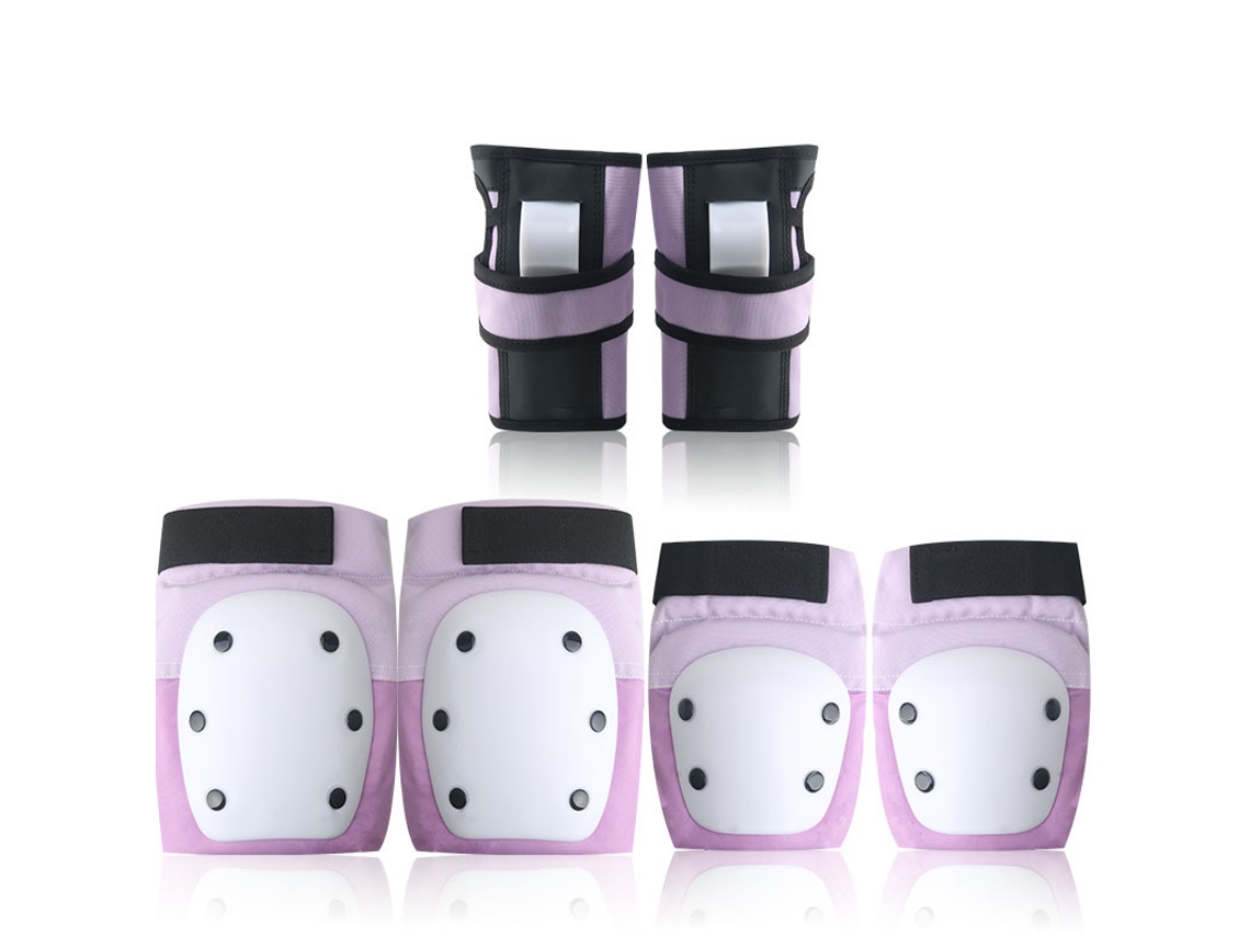 Conjunto de Proteção BRILVIBERA para Snowboard, rosa e roxo, tamanho P