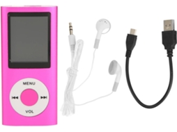Leitor de MP3, Tela, Qualidade de Som Superior, Até 64MB de Memória, Design Ultra, Bateria de Longa Duração, Liga Metálica