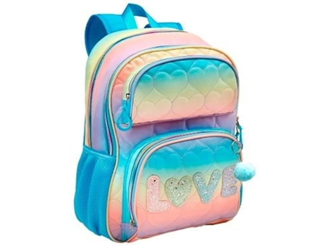 Mochila Escolar BLIN-BLIN Love (Turquesa)