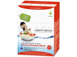 Suplemento Alimentar NOVADIET Light Nova Porridge 6 Sobres (Morango)