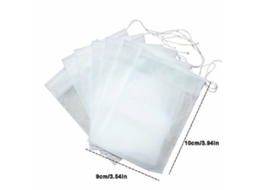 200 Saquinhos De Tempero Para Culinária, Com Cordão, Chá Transparentes Tecido Não (para Infusões Especiarias, Filtros Especiarias) 9*10cm -