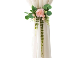 Amarradores De Cortina (ajuste Decorativo Floral)