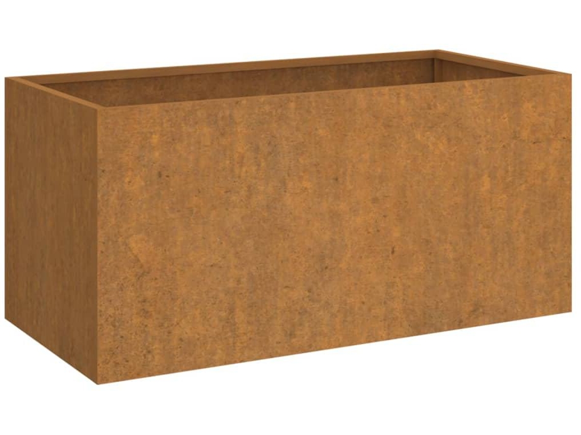 Planter, Planters Vidaxl Marrom Aço (62 X 30 X 29 Cm)