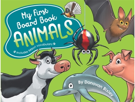 Livro my first board book: animals de donovan bixley (inglês)