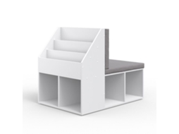 Estante infantil Vicco Onix, branca, 97,1 x 78,4 cm
