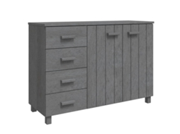 Sideboard, Sideboards Vidaxl Cinzeto Madeira De Pinho (n/a)
