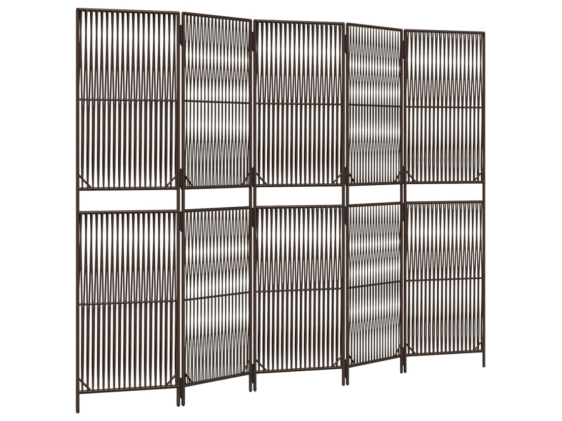 Room Divider, Room Dividers Vidaxl Marrom Rattan / Vime (245 X 180 Cm)
