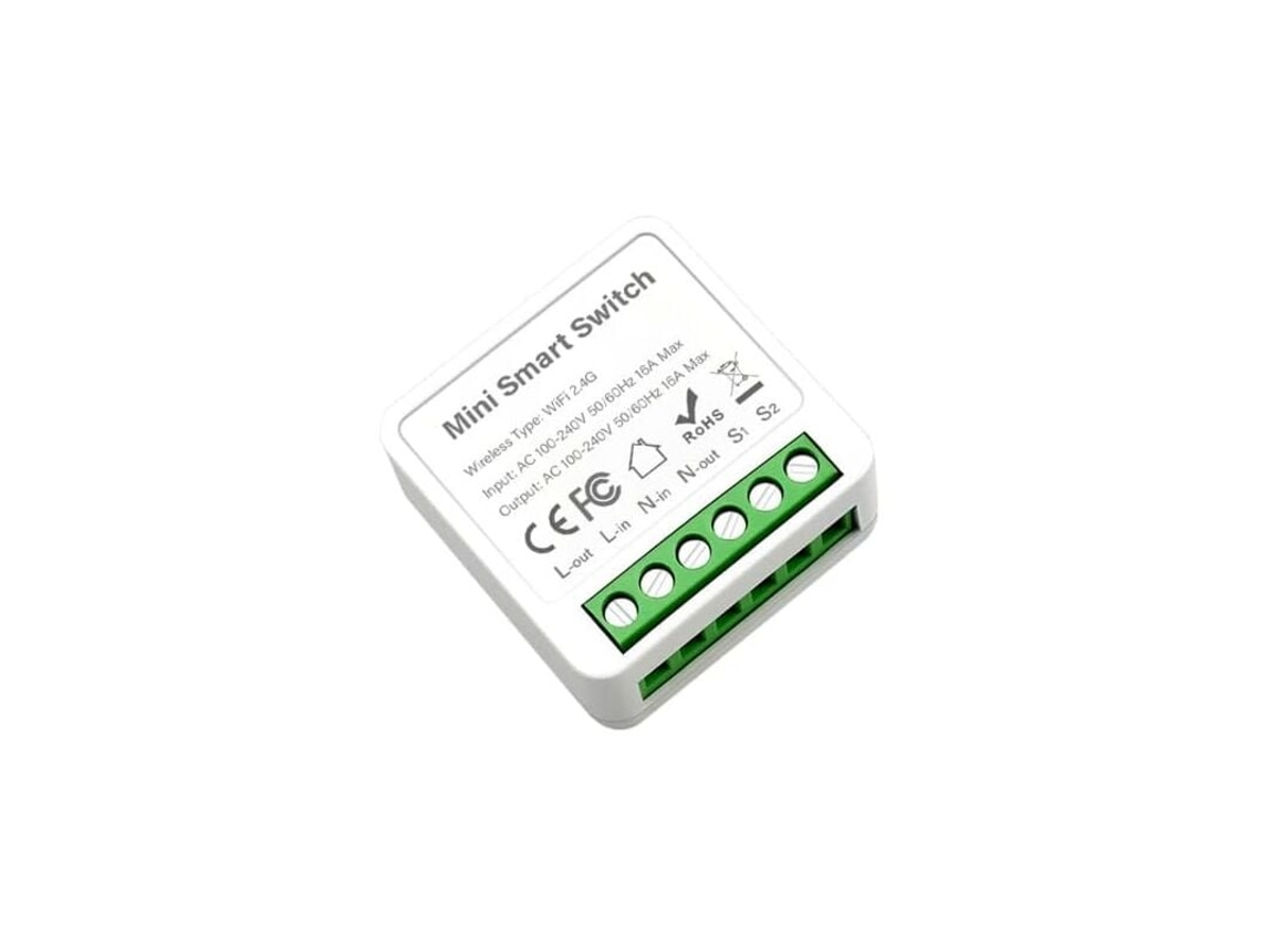 Lurelia Mini Interruptor Inteligente Wi-fi Tuya Interruptor Inteligente Wi-fi Wi-fi Caixa Oculta De Passagem Inteligente