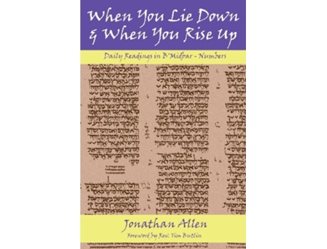 Livro When You Lie Down and When You Rise Up Numbers de Jonathan Allen (Inglês)