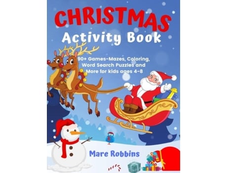 Livro Christmas Activity Book De Mare Robbins (inglês)