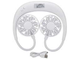 Ventilador de Pescoço EOOCOO (recarregável Via Usb, Plegável com Luz)