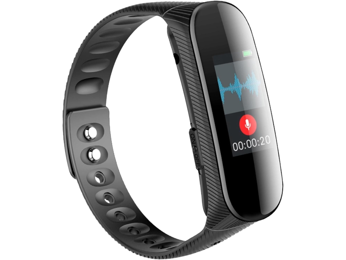 Pulseira Gravadora Ativação Vocal - Redução Ruído - Bateria 120 Mah - Conferências, Reuniões Entretenimento