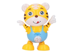 Ats brinquedo Robô Dançarino Cute Cartoon Tiger com Luz e Música Ecológico Seguro Durável para Crianças com Mais de 3 Anos