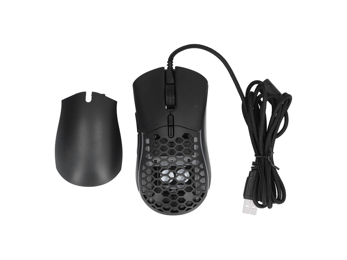 Rato com Fio LAXISCREED (cor Rgb, 7 Botões, Ergonômico)